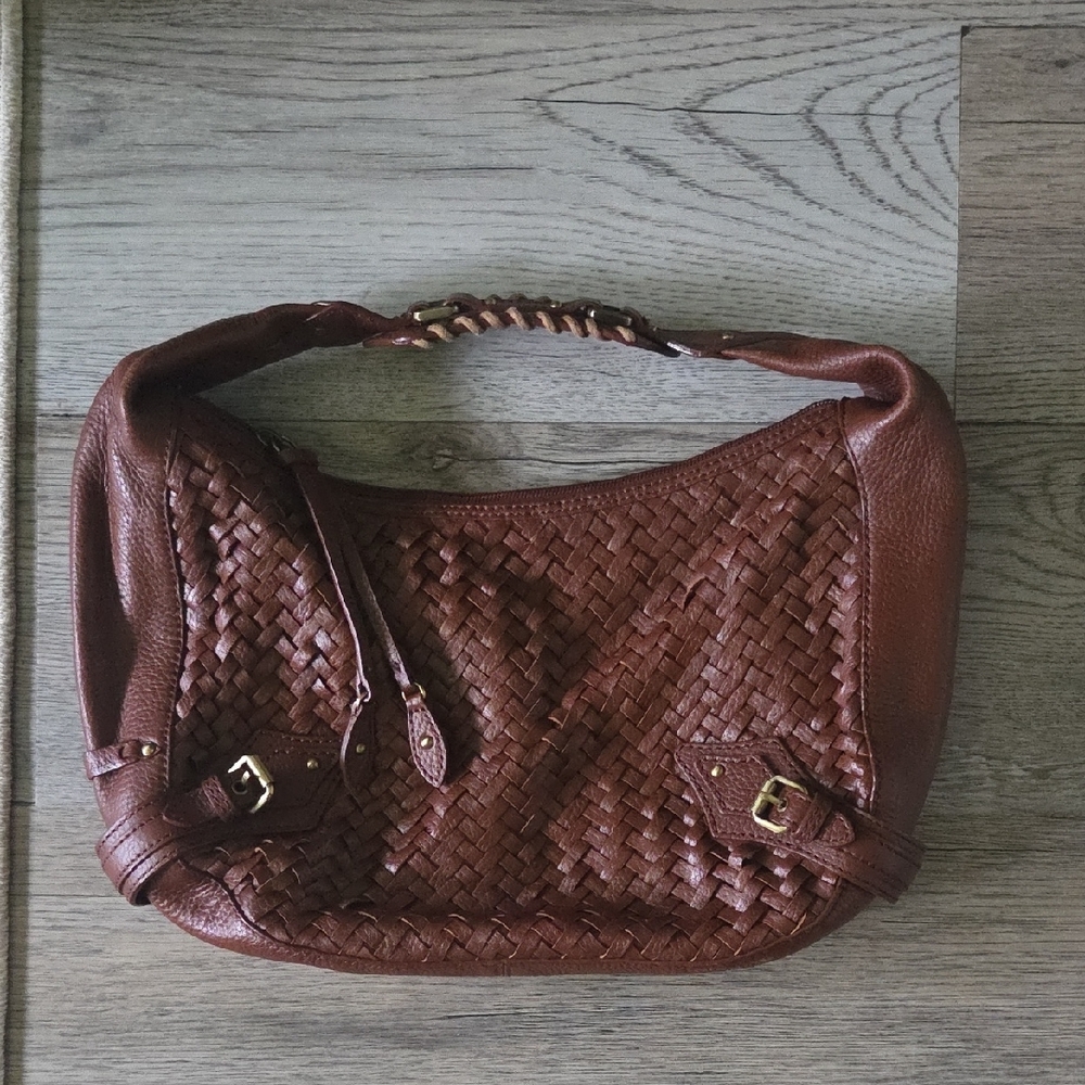 Cole Haan Village Weave Leather Purse